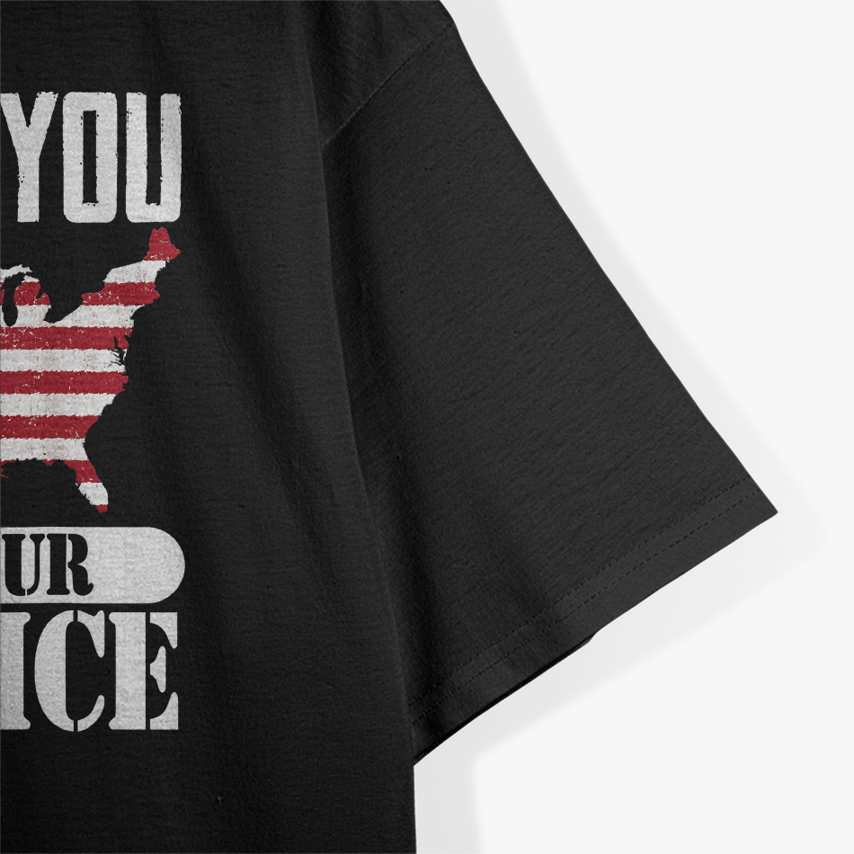 Thank You For Your Service Patriotic Veterans Day T-Shirt