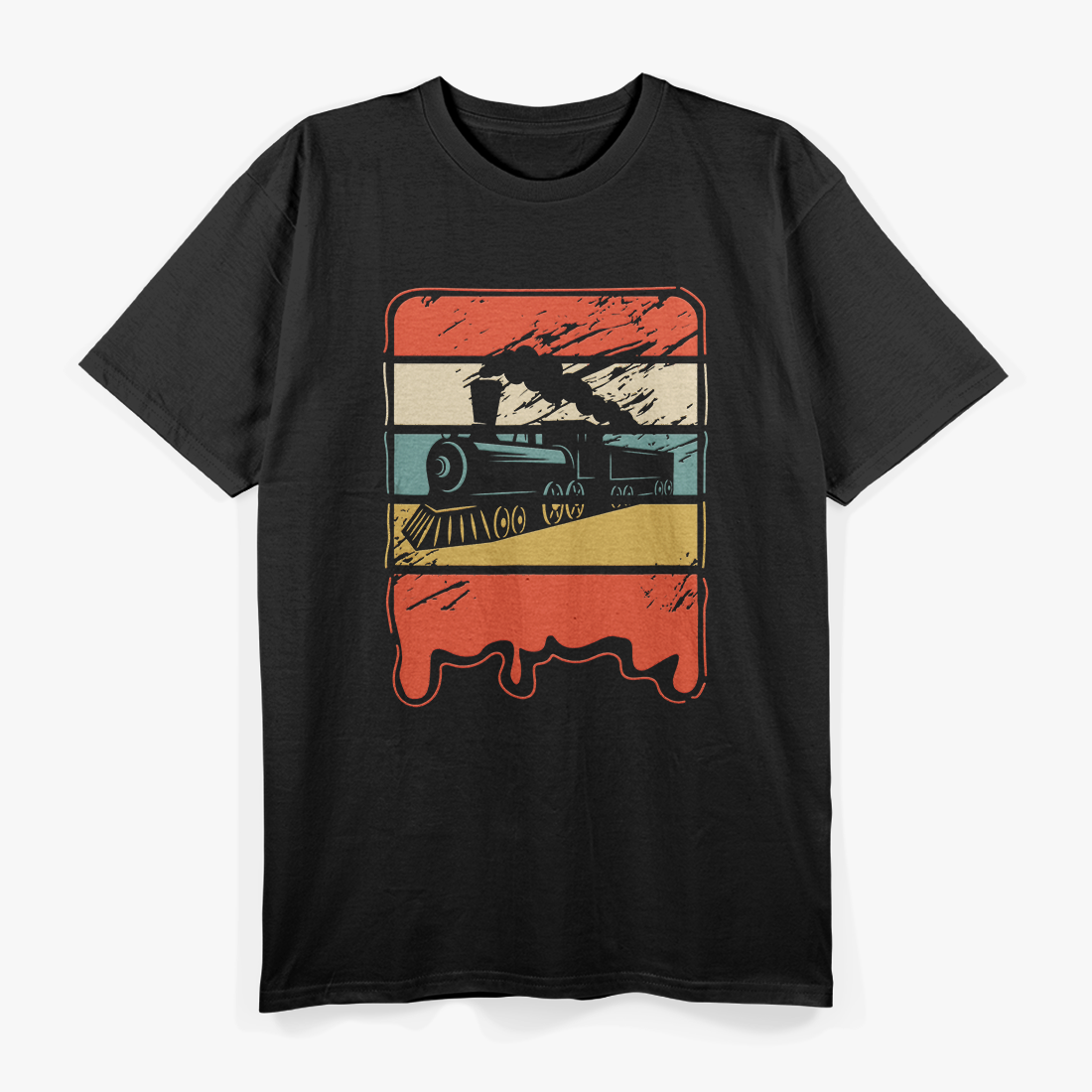 Train Locomotive Engineer Vintage T-Shirt