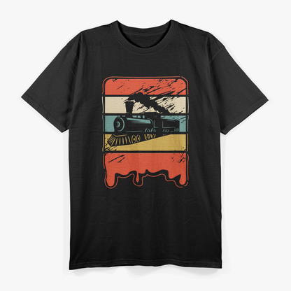 Train Locomotive Engineer Vintage T-Shirt
