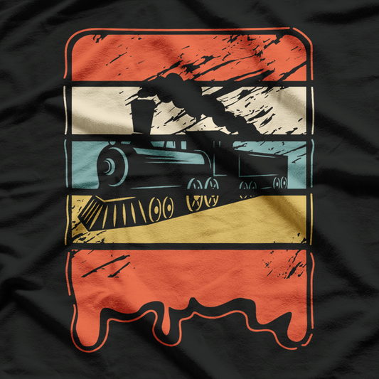 Train Locomotive Engineer Vintage T-Shirt