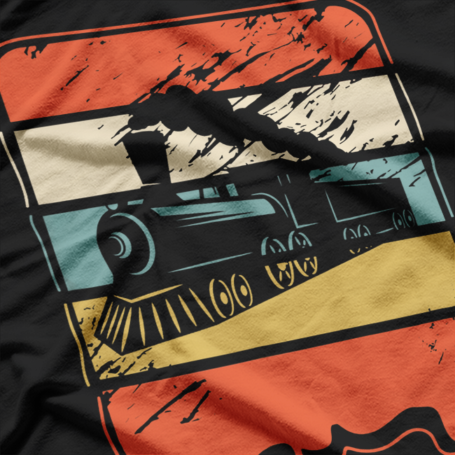 Train Locomotive Engineer Vintage T-Shirt