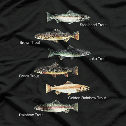 Types of Trout Fish T-Shirt