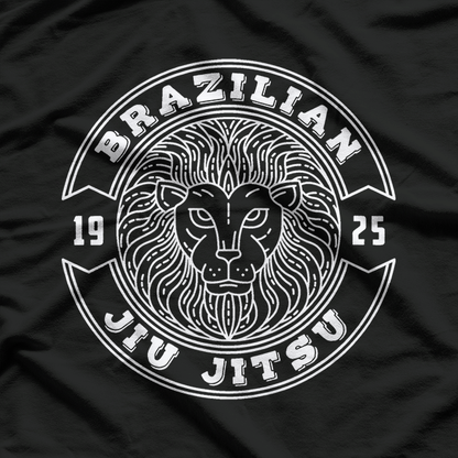 Vintage Brazilian Jiu Jitsu Lion BJJ MMA Mix Martial Arts T-Shirt
