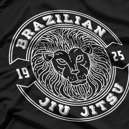 Vintage Brazilian Jiu Jitsu Lion BJJ MMA Mix Martial Arts T-Shirt