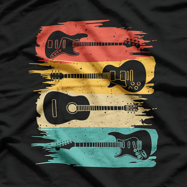 Vintage Guitar Music Band Guitarist Stuff T-Shirt