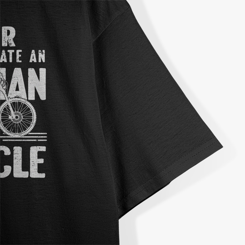 Never Underestimate an Old Man on a Bicycle T-Shirt