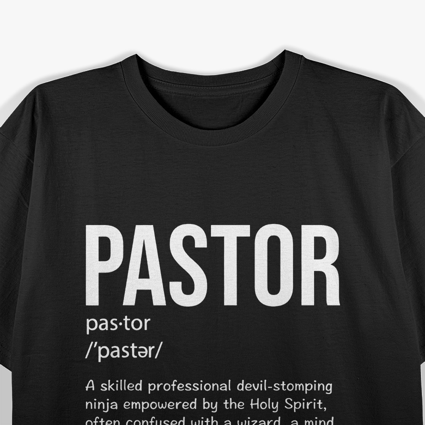 Funny Pastor Definition Cool T-Shirt