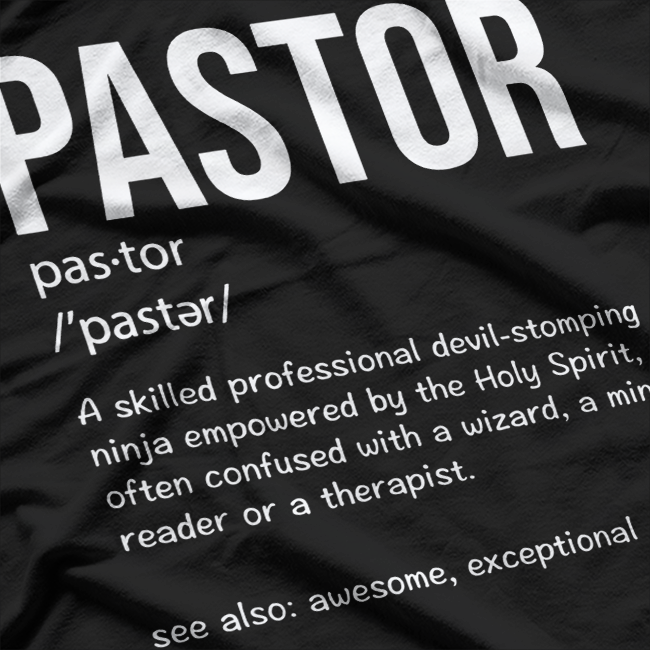 Funny Pastor Definition Cool T-Shirt