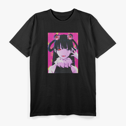 Girl Waifu Wink Japanese Anime Aesthetic T-Shirt