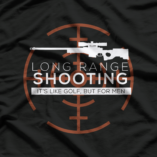 Long Range Shooting Vintage Marksman Design for Gun Enthusiasts T-Shirt