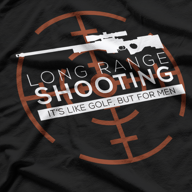 Long Range Shooting Vintage Marksman Design for Gun Enthusiasts T-Shirt