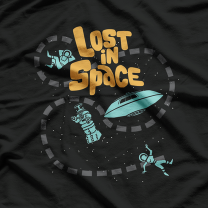 Lost In Space Sci-Fi Adventure Fan Retro Galaxy T-Shirt