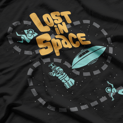 Lost In Space Sci-Fi Adventure Fan Retro Galaxy T-Shirt