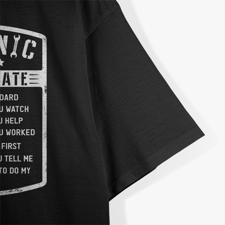Mechanic Hourly Rate Funny Mechanics Labor Rates T-Shirt