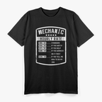 Mechanic Hourly Rate Funny Mechanics Labor Rates T-Shirt