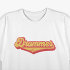 Retro Style Drum Player T-Shirt