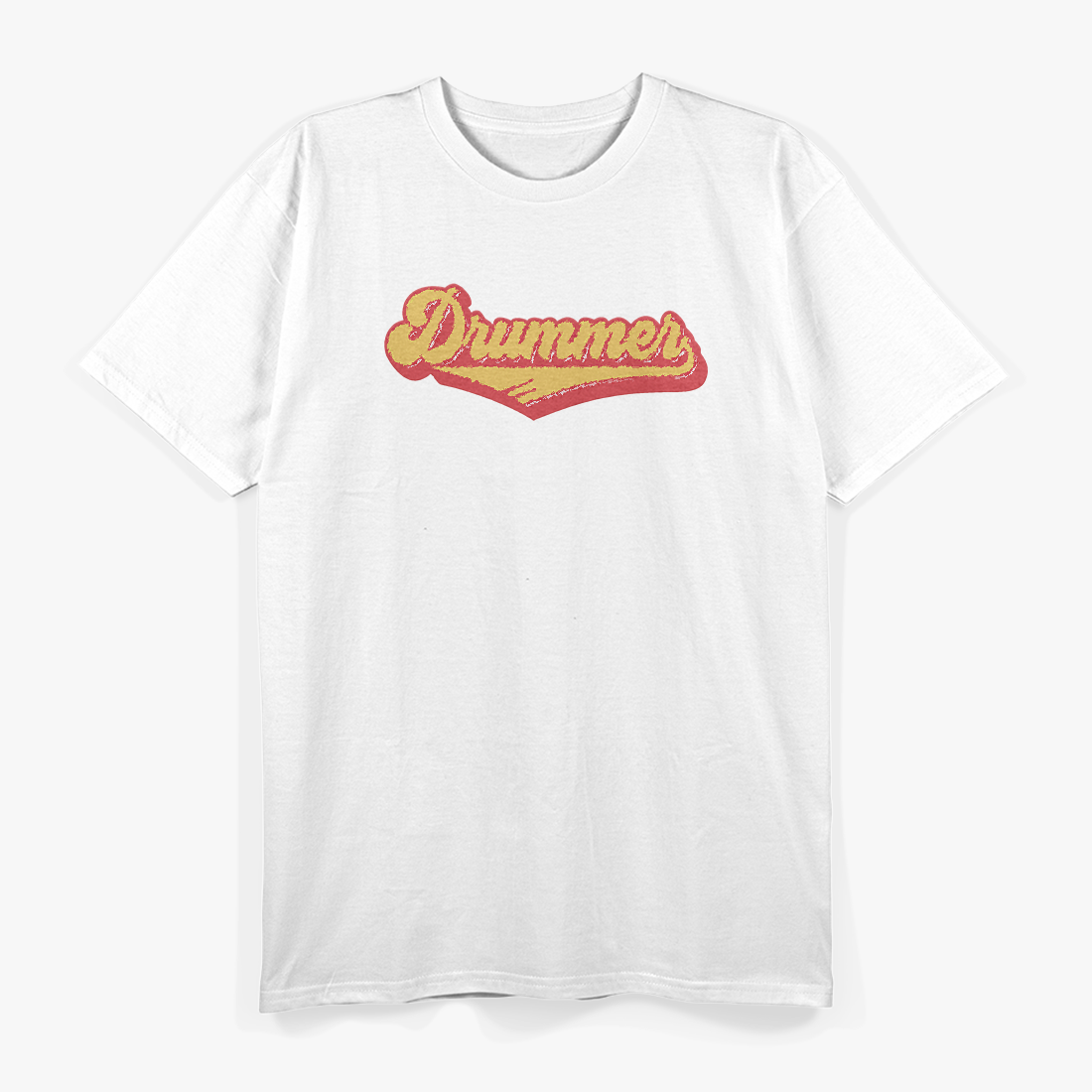 Retro Style Drum Player T-Shirt