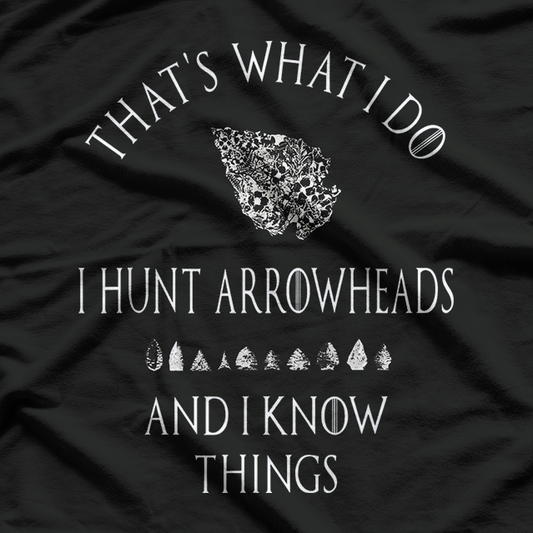 Arrowhead Hunter Artifacts Hunting Collecting Archery T-Shirt