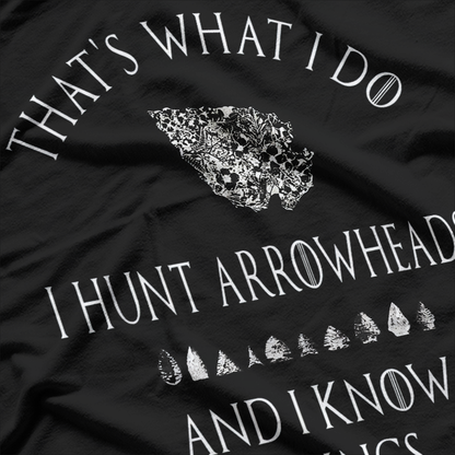 Arrowhead Hunter Artifacts Hunting Collecting Archery T-Shirt