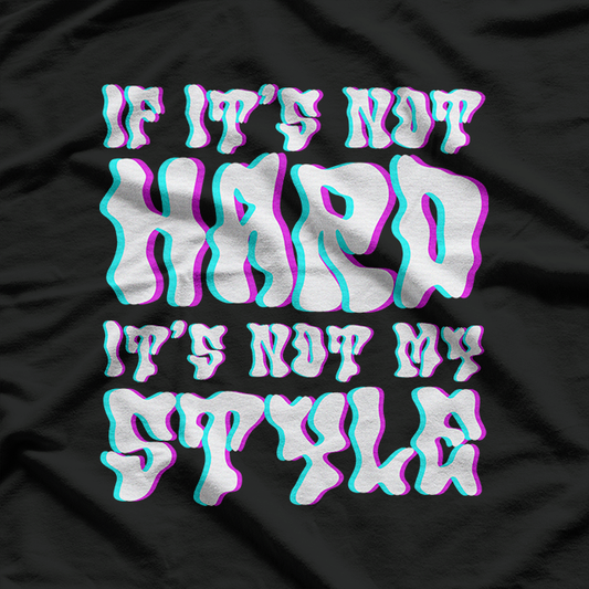 Hardstyle DJ Life: Drop the Beat EDM Rave T-Shirt