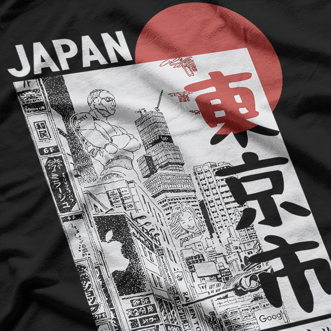 Japan Tokyo Aesthetic: Retro Comic T-Shirt