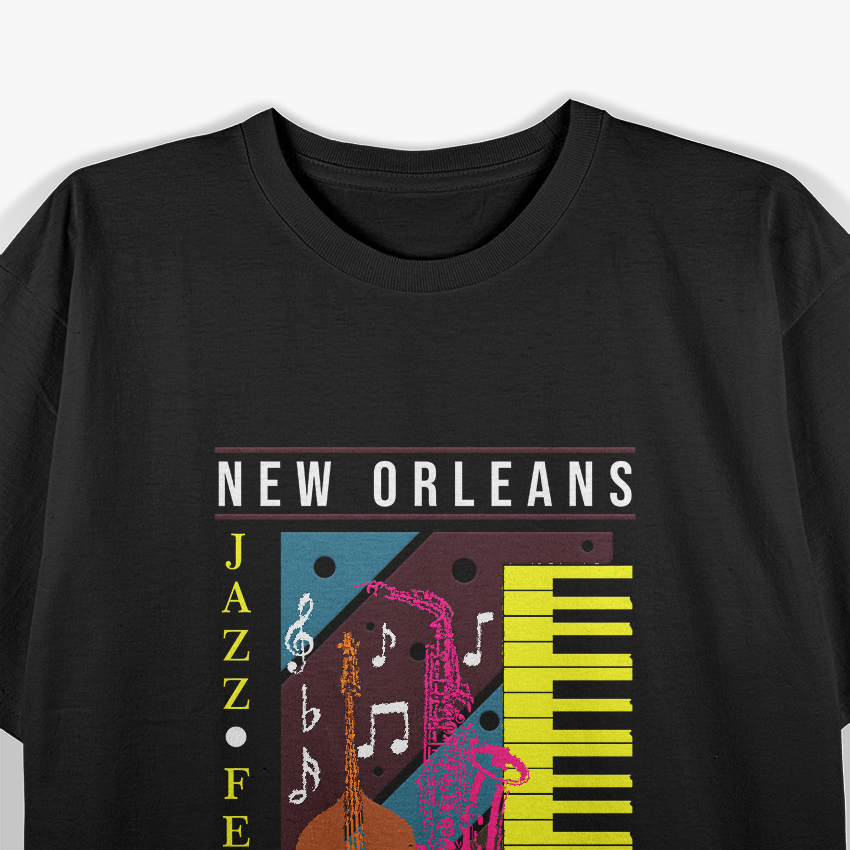 Jazz Music - New Orleans Festival Musician Lover T-Shirt