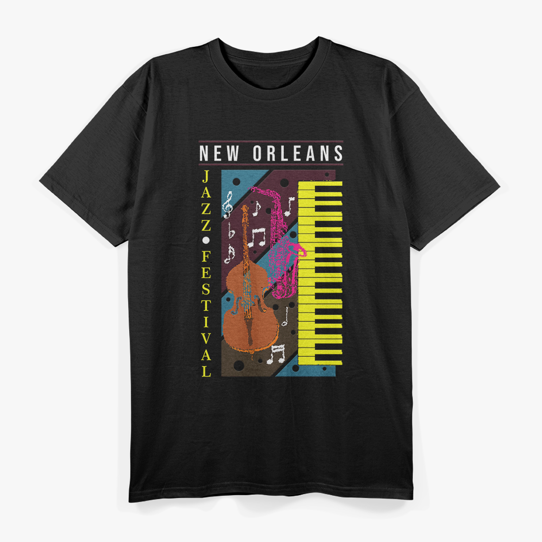 Jazz Music - New Orleans Festival Musician Lover T-Shirt