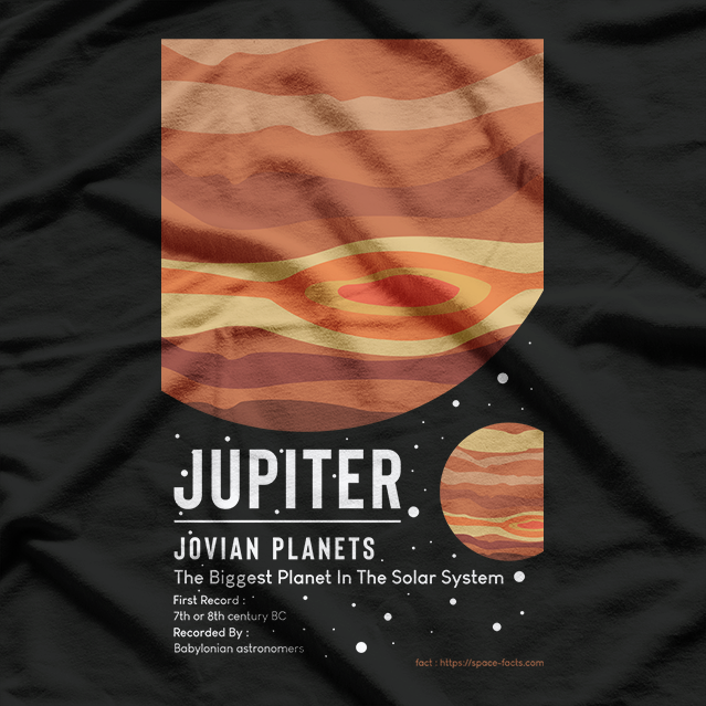 Jupiter Fact Space Astronomy Science Planet Universe Lover T-Shirt