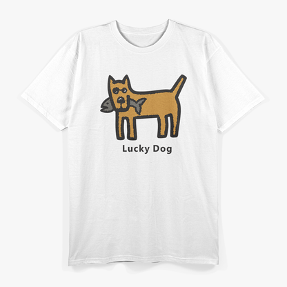 Lucky Dog Life's Better with Paws T-Shirt