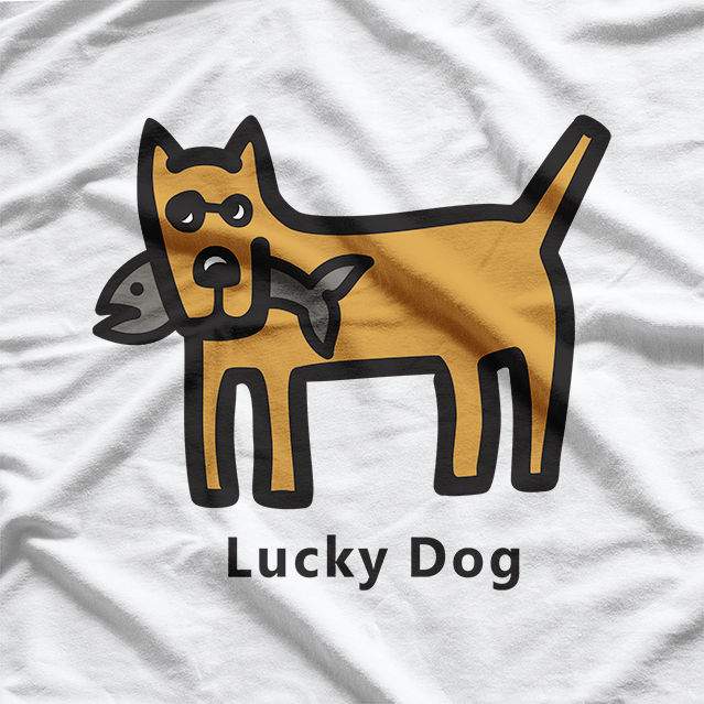 Lucky Dog Life's Better with Paws T-Shirt