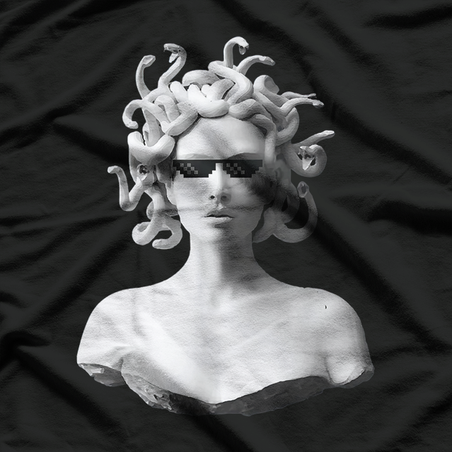 Medusa Head Greek Mythology T-Shirt