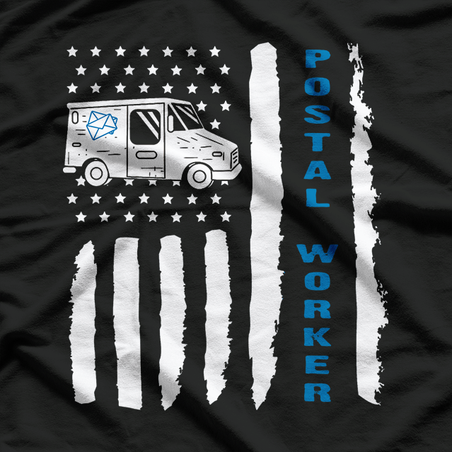 Postal Worker Funny For Delivery Mailman Postman USA T-Shirt
