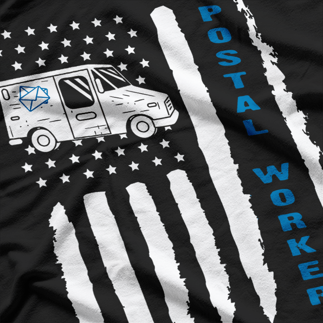 Postal Worker Funny For Delivery Mailman Postman USA T-Shirt