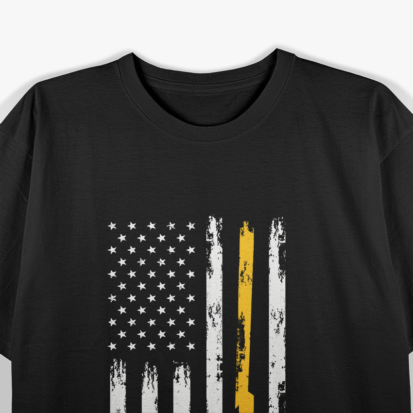 Vintage Electrician US Flag Tools for Electricians T-Shirt