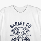 Motorcycles Service And Parts Biker Mechanic White T-Shirt