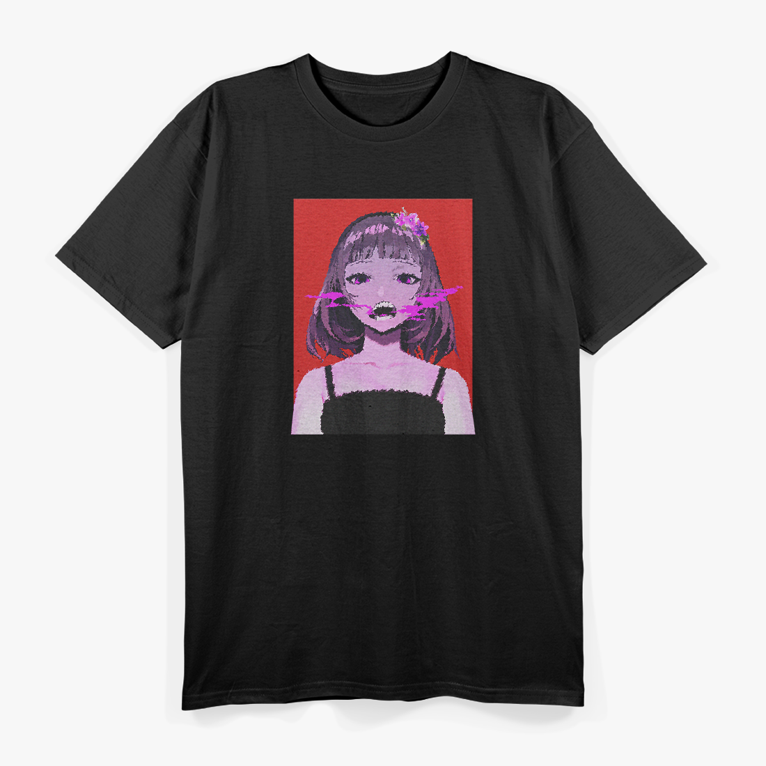 Girl Waifu Japanese Anime Aesthetic T-Shirt