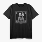 The Lovers Tarot Card Skeleton T-Shirt