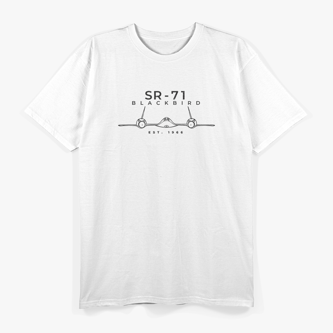 Vintage SR-71 Blackbird Airplane Stealth Jet Pilot T-Shirt