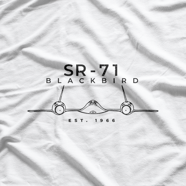 Vintage SR-71 Blackbird Airplane Stealth Jet Pilot T-Shirt
