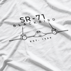Vintage SR-71 Blackbird Airplane Stealth Jet Pilot T-Shirt