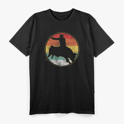 Bull Riding Cowboy Western Rodeo Vintage Yeehaw T-Shirt