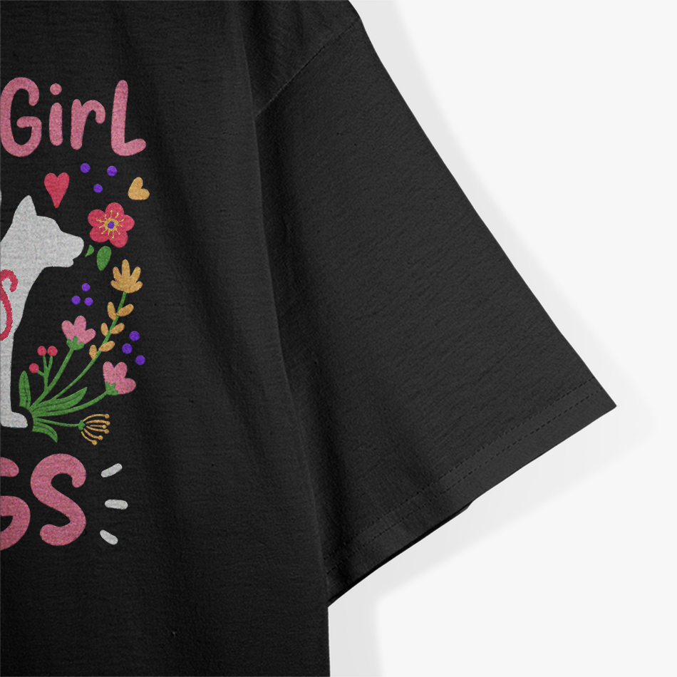 Just a Girl Who Loves Dogs: Cute Pet Lover T-Shirt