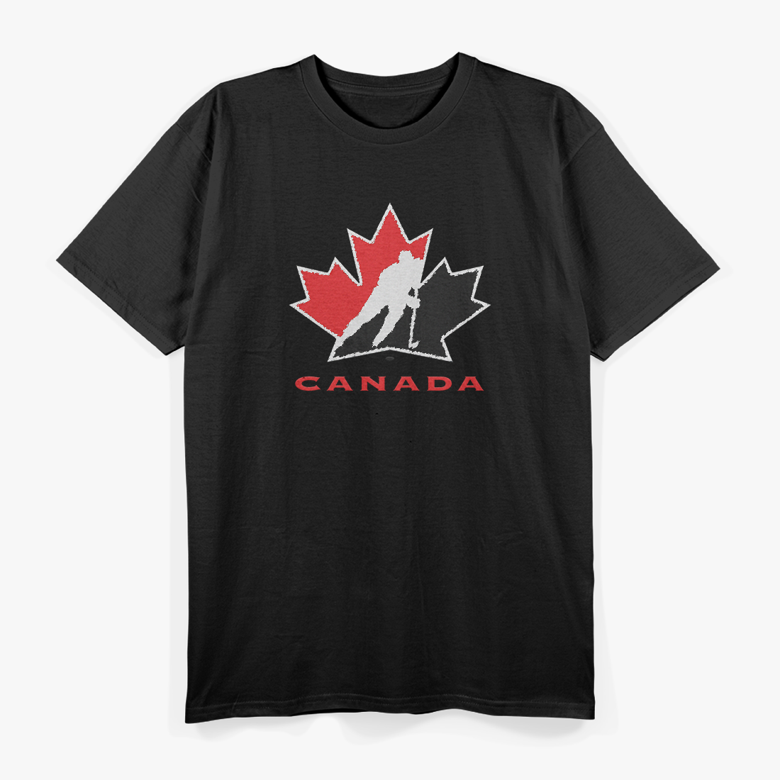 Hockey Canada Classic Ice Rink Skating Puck National Team Fan T-Shirt