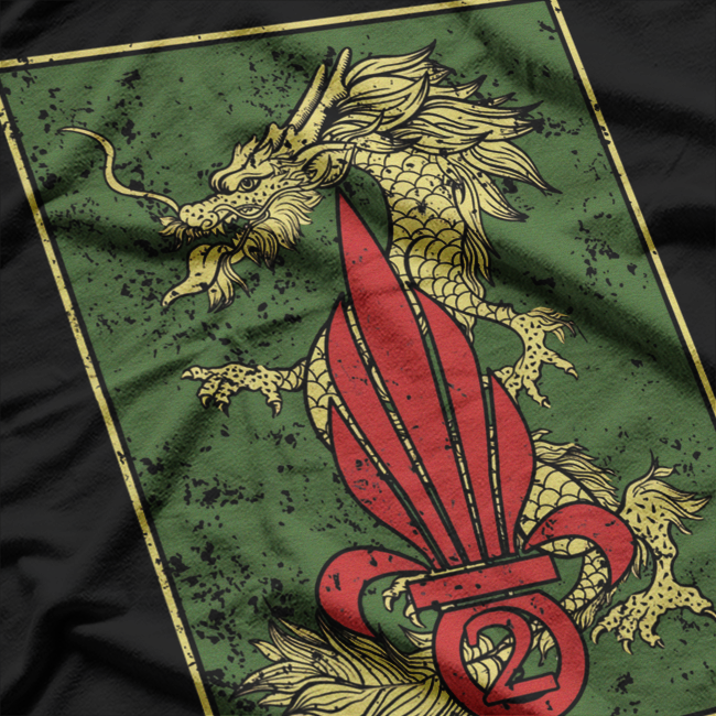 Legion Etrangere 2nd Foreign Parachute Regiment Military T-Shirt