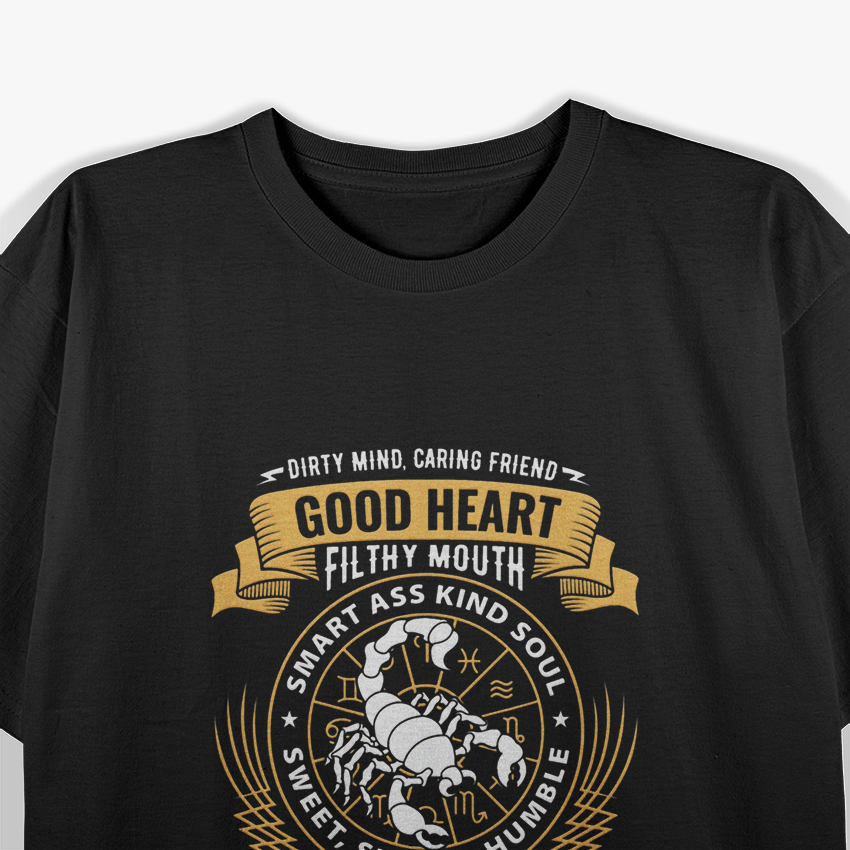 Scorpio Zodiac Sign Astrology Birthday Horoscope T-Shirt