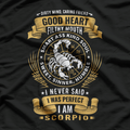 Scorpio Zodiac Sign Astrology Birthday Horoscope T-Shirt