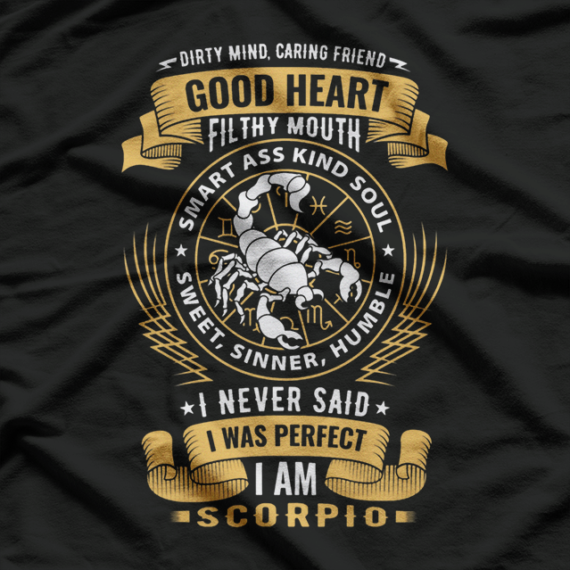Scorpio Zodiac Sign Astrology Birthday Horoscope T-Shirt