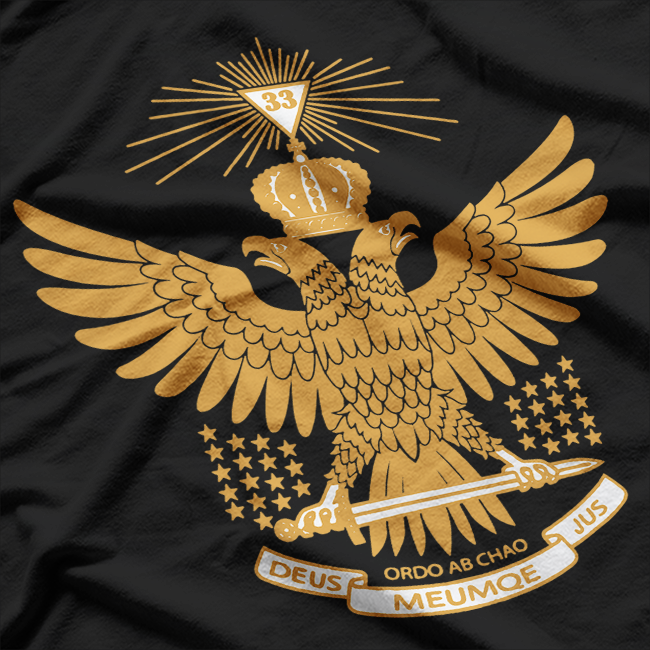 Scottish Rite Degree: Masonic Wings Up T-Shirt