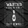 Bowling Wanted Dead or Alive T-Shirt