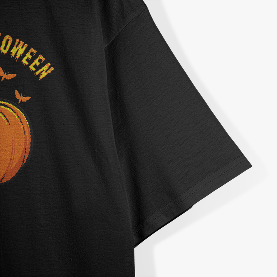 Funny Mothman Pumpkin Halloween Cryptid Monster T-Shirt